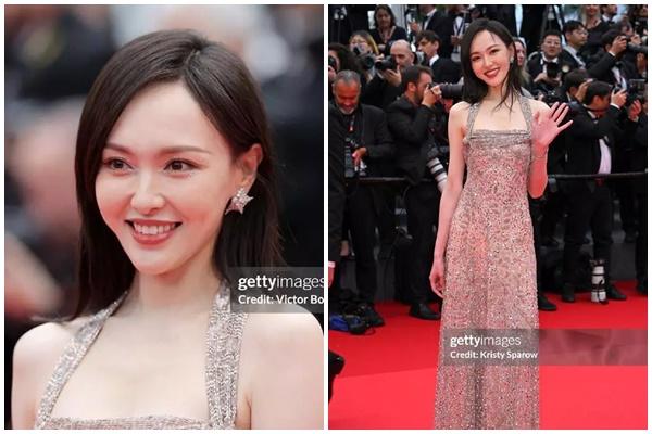 Thảm đỏ Cannes ngày 3: Chompoo Araya lộ nội y đỏ mặt-15
