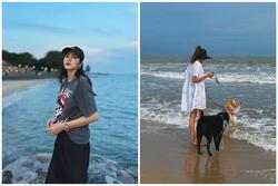Ra biển nhưng không diện bikini, Tăng Thanh Hà vẫn khiến fan mê mẩn