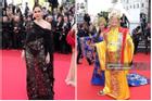 Thảm đỏ Cannes ngày 3: Chompoo Araya lộ nội y 'đỏ mặt'