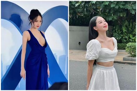 Đương kim Hoa hậu Việt Nam táo bạo với váy xẻ, hiếm hoi khoe vòng 1 sau chỉnh sửa
