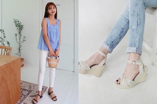 Mẫu sandals cơ bản của ngày hè vừa giải nhiệt vừa tôn dáng hiệu quả