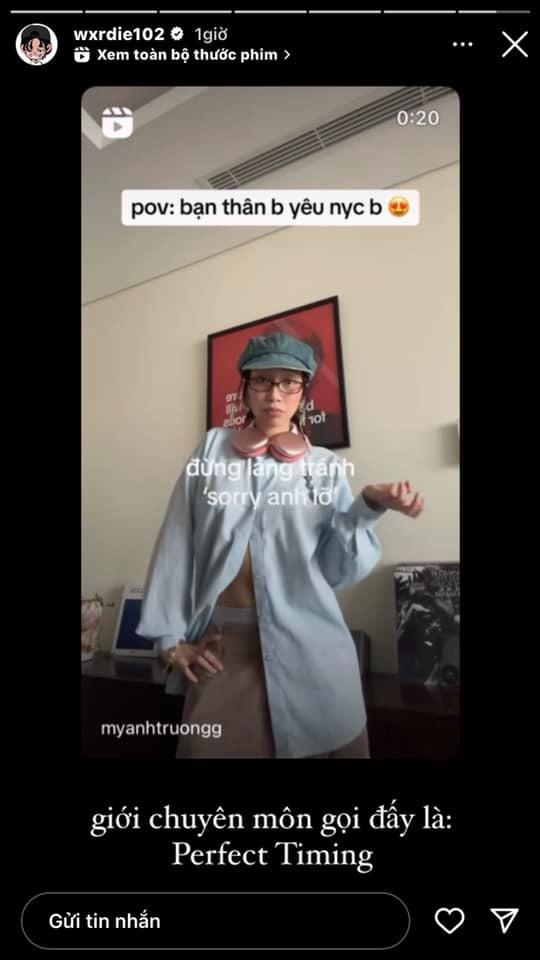 Mỹ Anh đăng ca khúc châm biếm chuyện bạn thân yêu người yêu cũ, bạn trai tlinh có phản ứng gây tranh cãi-3