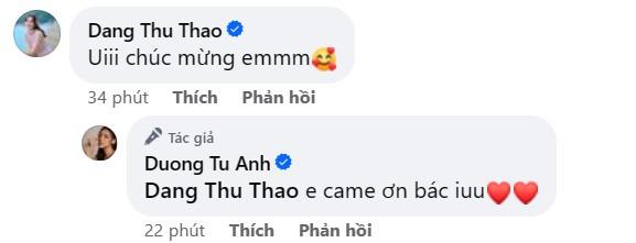 Á hậu Vbiz xác nhận mang thai lần 2, Đặng Thu Thảo và dàn sao chúc mừng-2