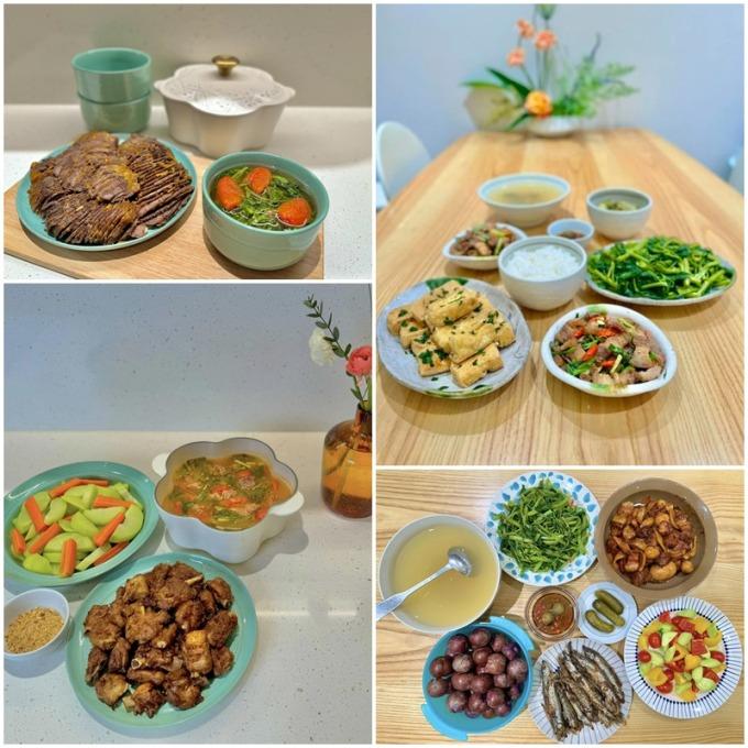 Mỹ nhân đảm đang nhất VFC: Bếp bóng loáng, mâm cơm nhà nhìn món nào cũng thèm-3