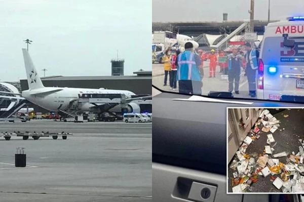 Máy bay Singapore Airlines hạ cánh khẩn cấp, một hành khách thiệt mạng-1