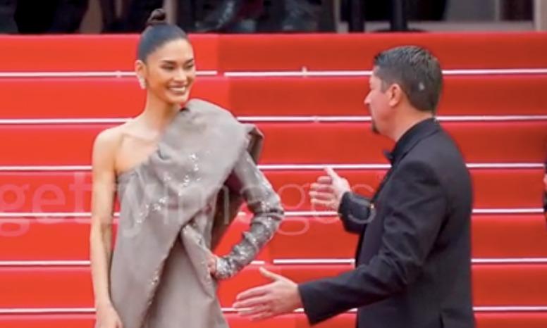 Khoảnh khắc Hoa hậu Hoàn vũ bị mời rời khỏi thảm đỏ Cannes-8