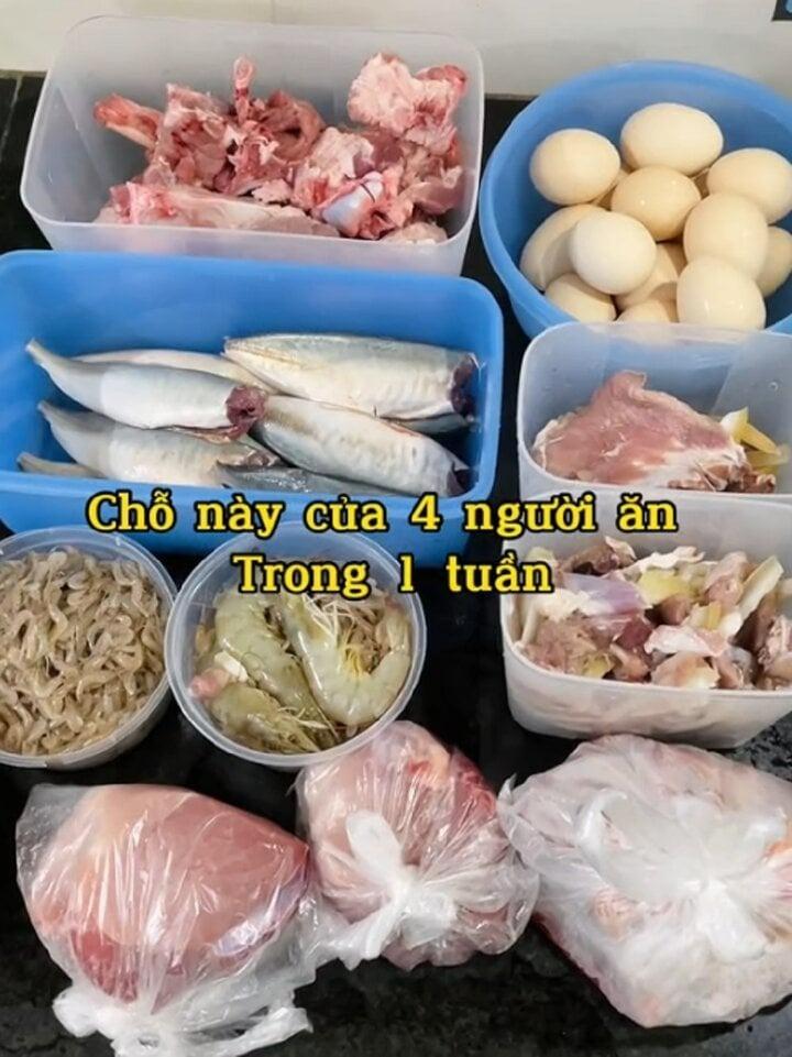 Người phụ nữ gây sốt với bí quyết mua đồ ăn cả tuần cho 4 người hết 495.000 đồng-3