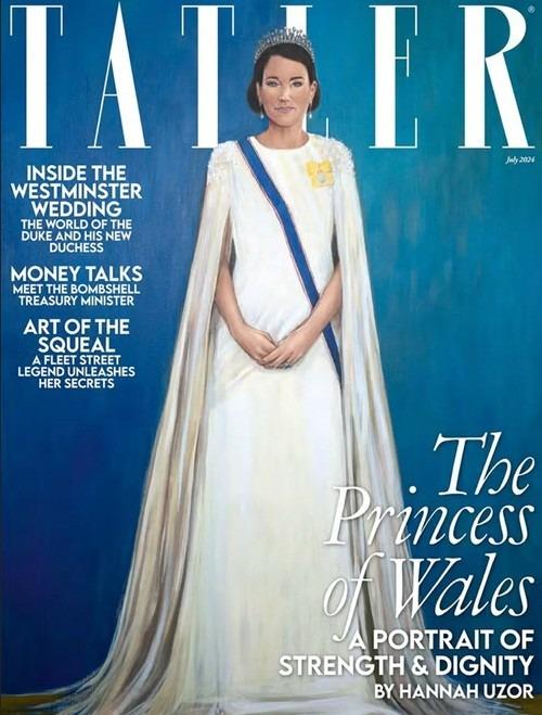 Hình vẽ Công nương Kate trên bìa tạp chí quá khác lạ khiến các fan phản ứng mạnh-1