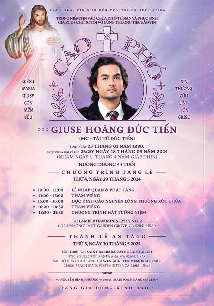 Trizzie Phương Trinh tiết lộ chi phí tang lễ của Đức Tiến ở Mỹ hơn 2 tỷ đồng-1