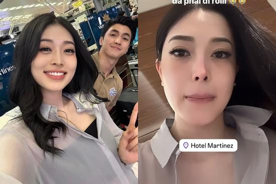 Á hậu Việt hoang mang vì gặp sự cố sát nút trong lần đầu đến LHP Cannes