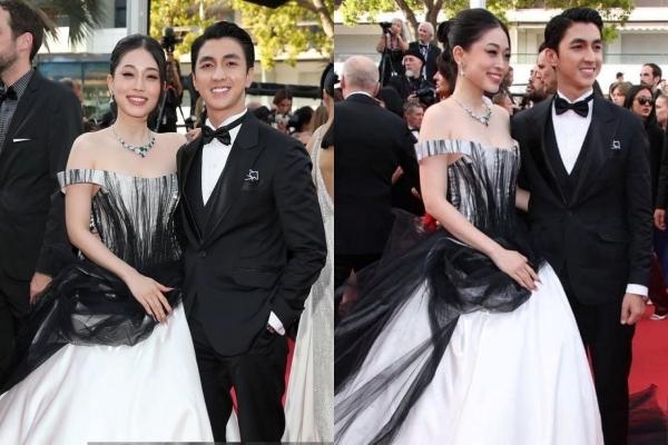 Cận cảnh bộ váy lấy cảm hứng từ thư pháp Việt của Á hậu Phương Nga tại Cannes-9