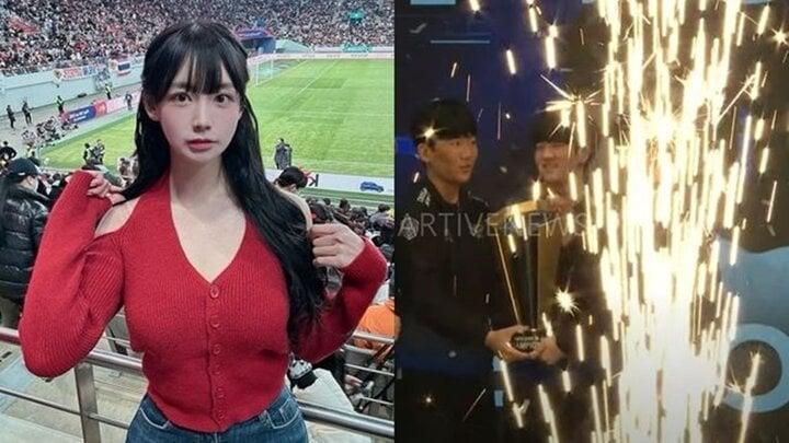 MC thể thao bị pháo điện bắn trúng mặt khi đang dẫn chương trình-1