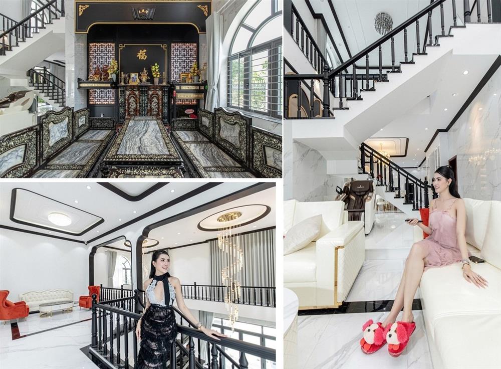 Hoa hậu Việt tặng ba mẹ biệt thự sang trọng, hoành tráng cả 1.000m2-5