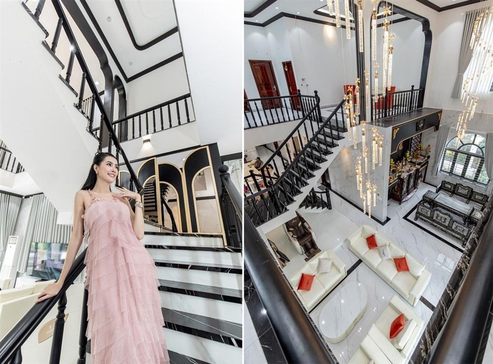 Hoa hậu Việt tặng ba mẹ biệt thự sang trọng, hoành tráng cả 1.000m2-6