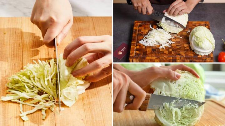 Cách thái bắp cải đúng chuẩn nhà hàng-2