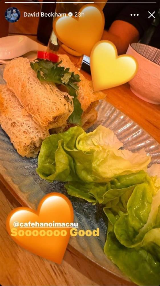 David Beckham bất ngờ khen ngợi đồ ăn Việt Nam, ngon tới mức phải thốt lên câu này!-1