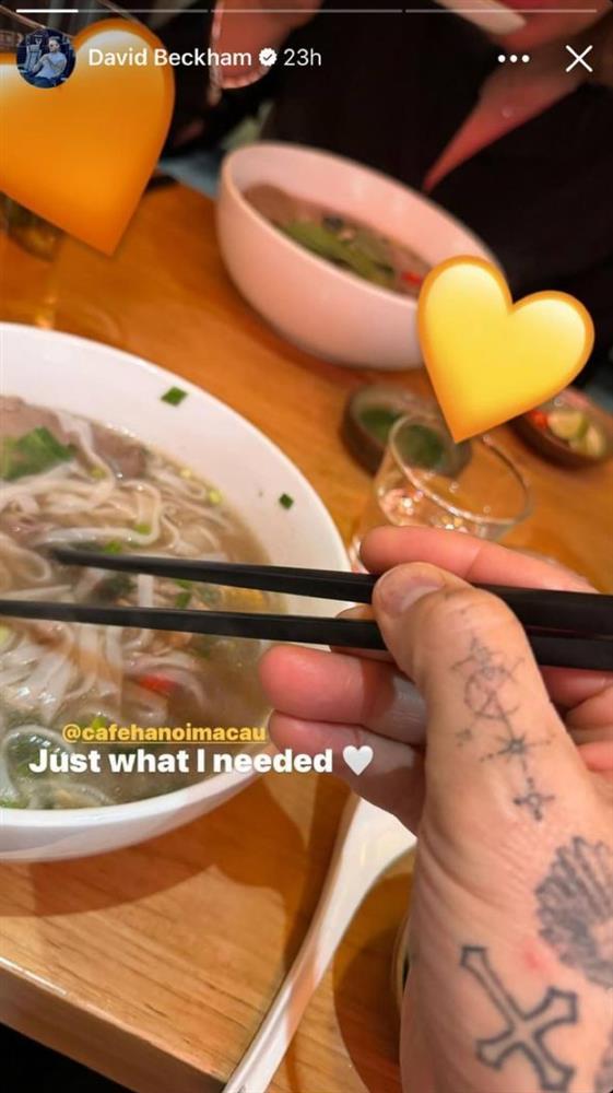 David Beckham bất ngờ khen ngợi đồ ăn Việt Nam, ngon tới mức phải thốt lên câu này!-2
