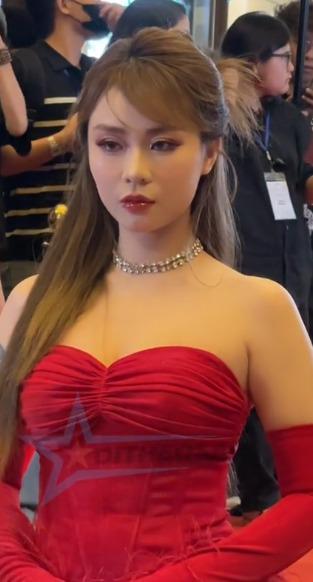 MisThy xinh đẹp trên thảm đỏ, nhan sắc đốn tim fan bất chấp cam thường-3