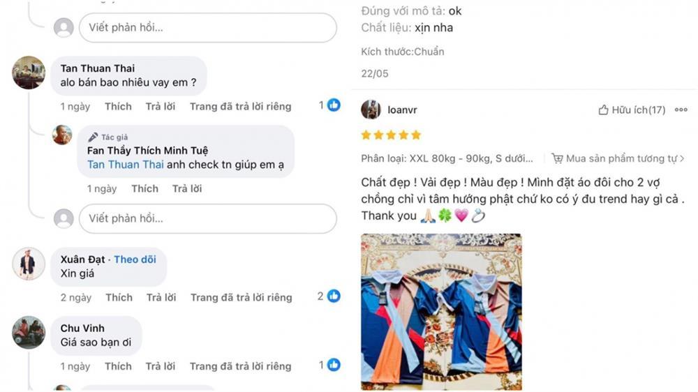 Shop thời trang online đua nhau bán trang phục bắt trend thầy Thích Minh Tuệ-4