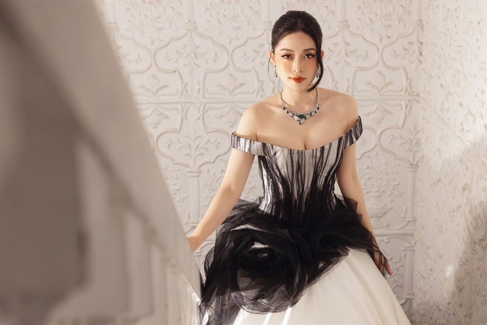Cận cảnh bộ váy lấy cảm hứng từ thư pháp Việt của Á hậu Phương Nga tại Cannes-7