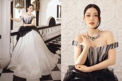 Cận cảnh bộ váy lấy cảm hứng từ thư pháp Việt của Á hậu Phương Nga tại Cannes
