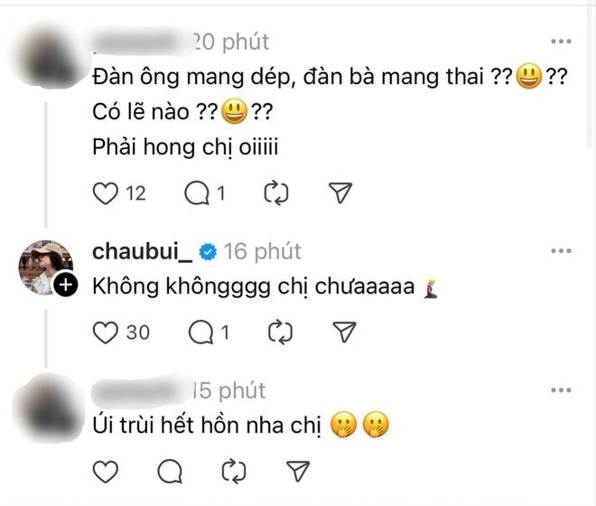 Châu Bùi lên tiếng nghi vấn đang có tin vui với Binz-1