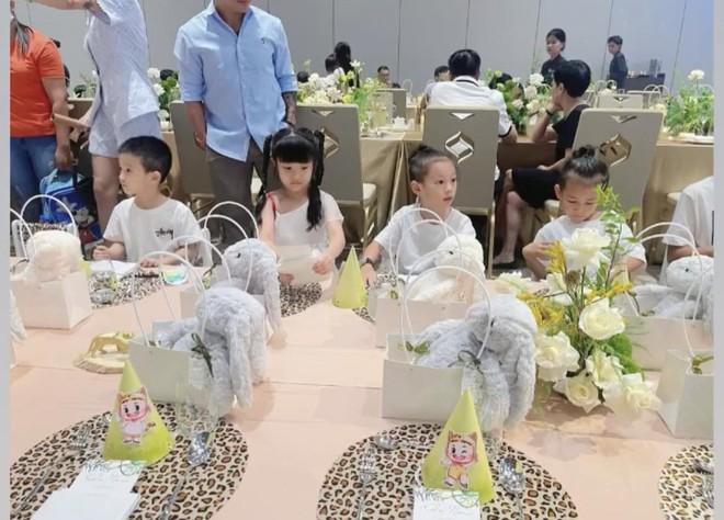 Sinh nhật quý tử hào môn của Cường Đô La: Subeo lộ diện gây sốt, không gian tiệc cực hoành tráng-5