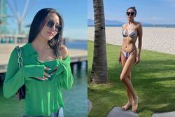Không diện bikini, Văn Mai Hương khéo lựa đồ khoe xương quai xanh sau giảm cân