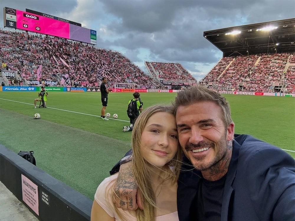 Beckham và con gái 13 tuổi