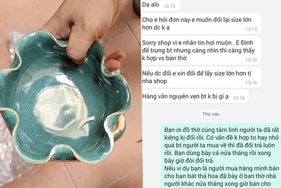 Khách mua đồ thờ cúng, nửa tháng sau hoàn trả khiến chủ shop nổi điên: Cay cú hơn khi nhận về sản phẩm vỡ