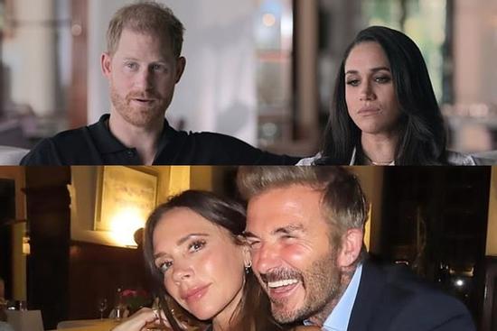 Harry - Meghan lu mờ trước Beckham