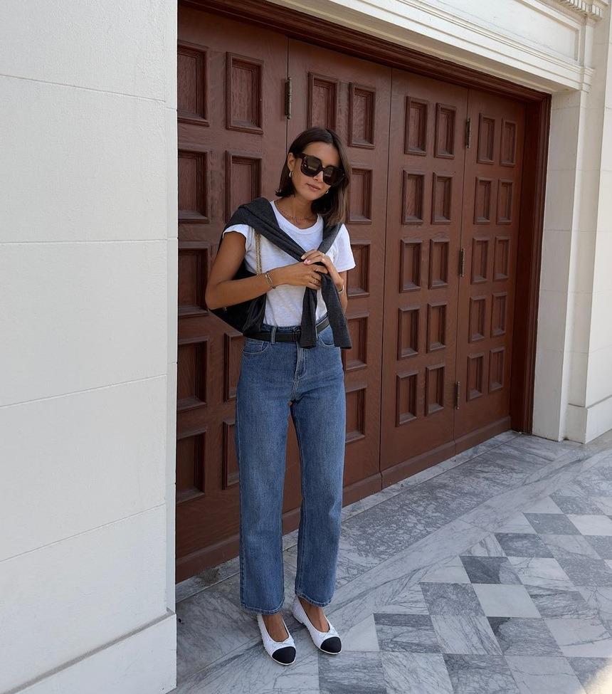 10 cách mặc áo thun sang xịn mịn của phụ nữ Pháp-6