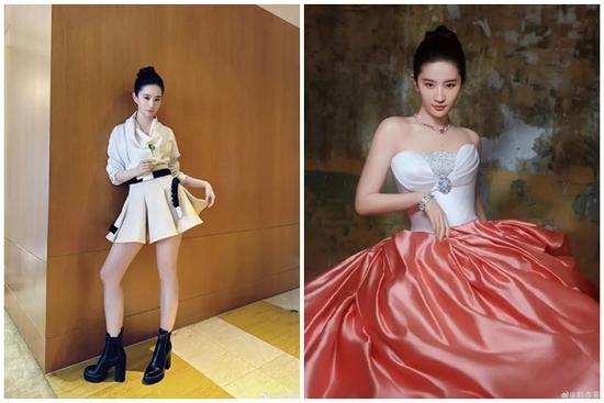 Lưu Diệc Phi thay đến 3 outfit trong 1 buổi họp báo, visual qua cam thường ổn không?