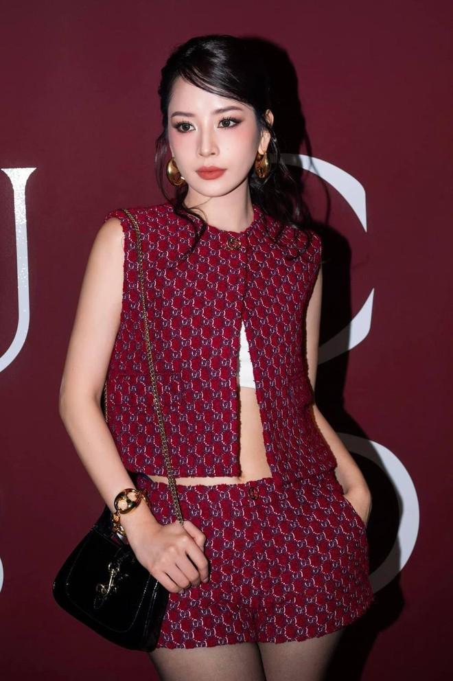Chi Pu thả dáng cực slay, thân thiết cùng Mai Davika và dàn sao Thái tại event Gucci-3