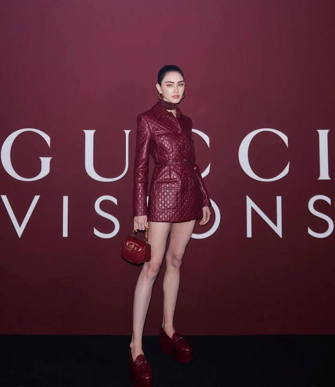 Chi Pu thả dáng cực slay, thân thiết cùng Mai Davika và dàn sao Thái tại event Gucci-8