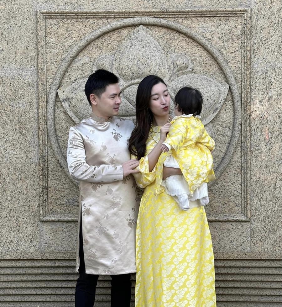 Đỗ Mỹ Linh sau sinh nở vẫn sở hữu mái tóc bồng bềnh, bao mẹ bỉm ước ao ùa vào xin vía-7