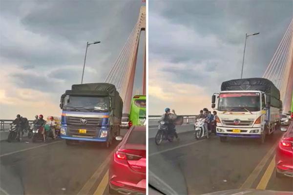 Clip người đàn ông lái ô tô tông gãy cổng rạp cưới nhà hàng xóm gây tranh cãi-1