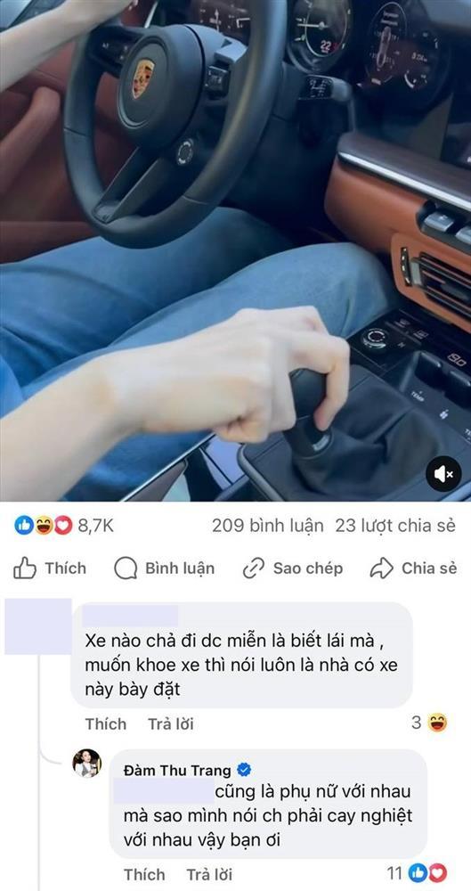 Bị mỉa mai khoe cuộc sống giàu có khi làm vợ Cường Đô La, Đàm Thu Trang vội lên tiếng-3