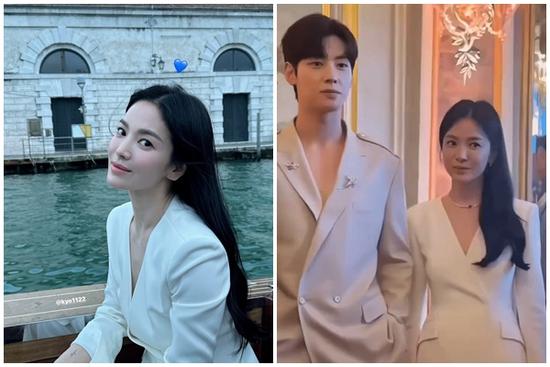 Song Hye Kyo tái ngộ Cha Eun Woo tại Ý, tiếp tục tạo nên khung hình trâm anh thế phiệt