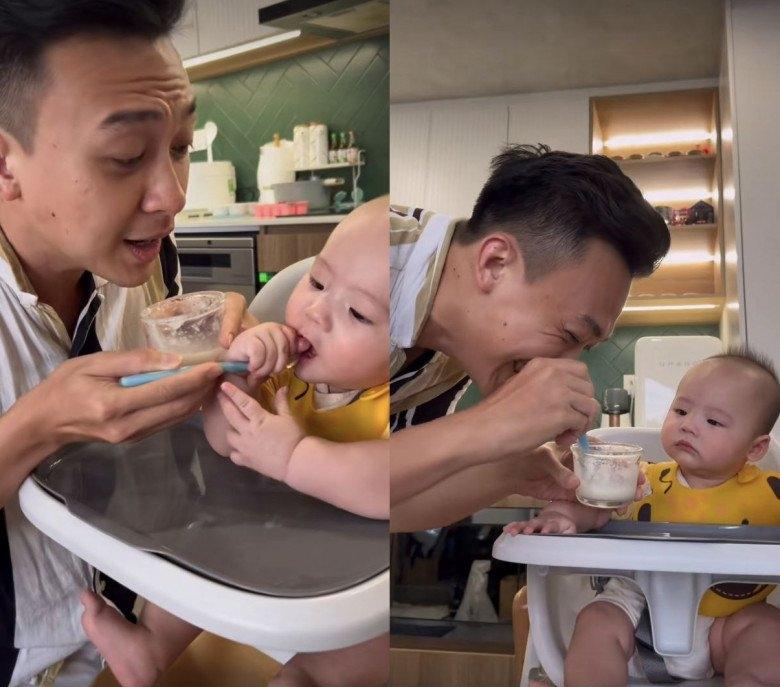 Con trai Lê Âu Ngân Anh ngày càng bụ bẫm, gương mặt bản sao của ba-3