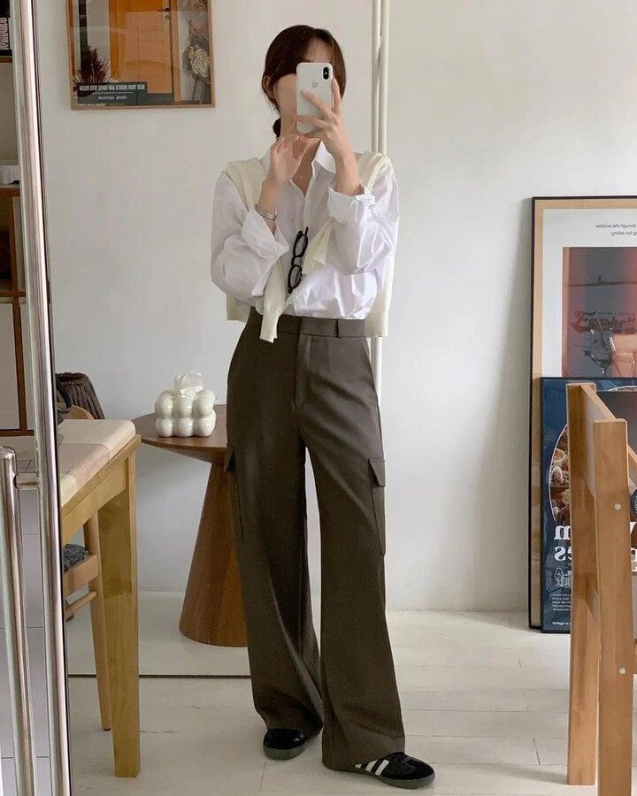 Cách mặc quần ống rộng tôn dáng tối ưu cho người có chiều cao khiêm tốn-2