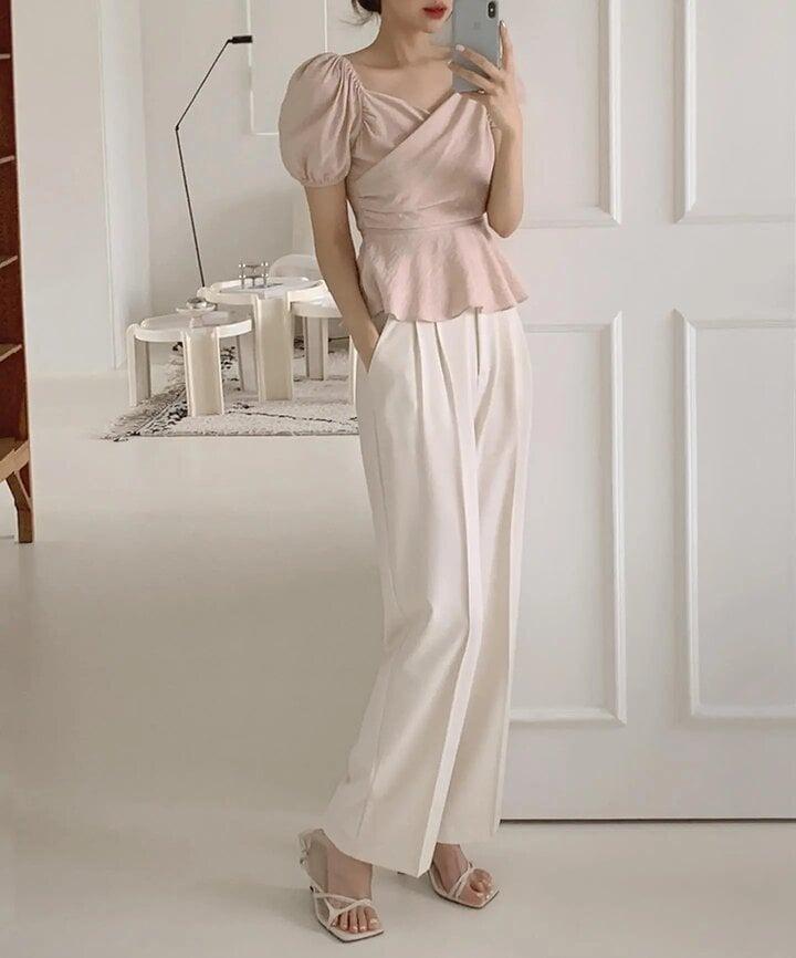 Cách mặc quần ống rộng tôn dáng tối ưu cho người có chiều cao khiêm tốn-3