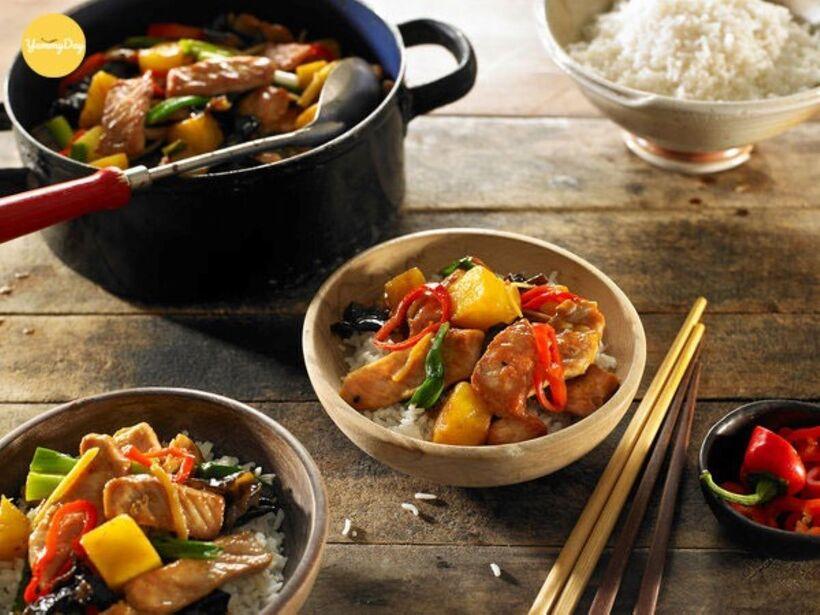 Cách làm thịt heo xào dứa chua ngọt đậm đà, đưa cơm-2