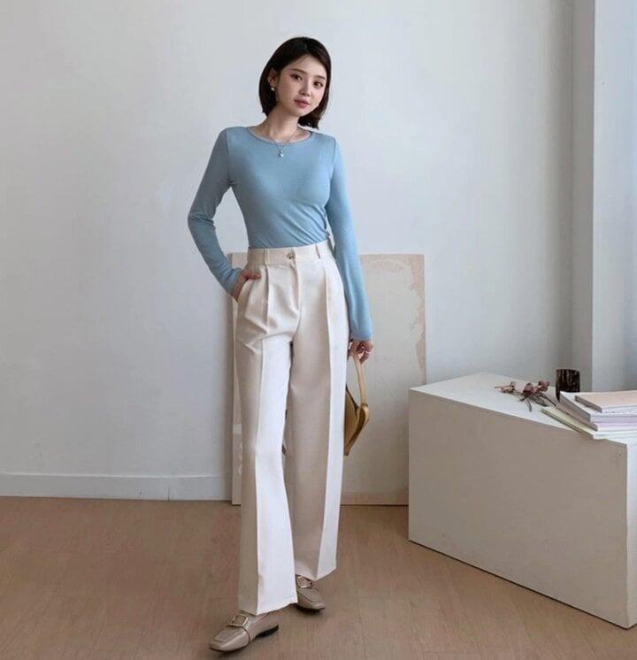 Kiểu trang phục phối cùng giày bệt giúp bạn trông cao hơn-5