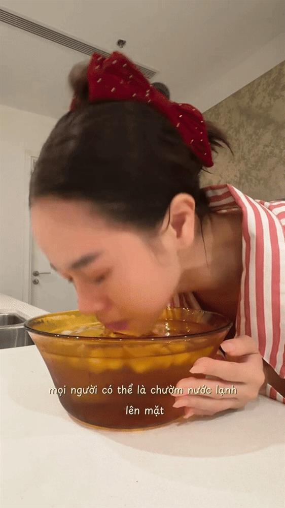 1,2 triệu người xem gái xinh úp mặt vào bát nước đá: Tip làm đẹp 0 đồng nhưng hiệu quả cực kỳ-2