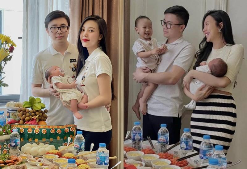 Hotgirl hàng không bỏ nghề lấy chồng, vỡ kế hoạch sinh liền 2 năm 2 con, sắc vóc mẹ bỉm vạn người mê-6