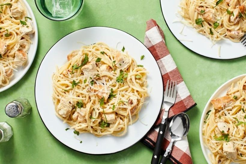 Công thức làm món mỳ Ý sốt kem nấm cho những ngày lười nấu nướng-2