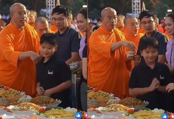 Xôn xao clip phẩy tay, không phát quà cho trẻ em, Trụ trì chùa Ba Vàng nói gì?-1