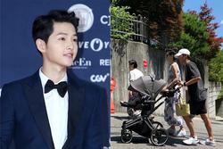 Tóm dính vợ chồng Song Joong Ki đưa quý tử ra ngoài chơi, 1 đặc điểm ngoại hình của bé gây sốt