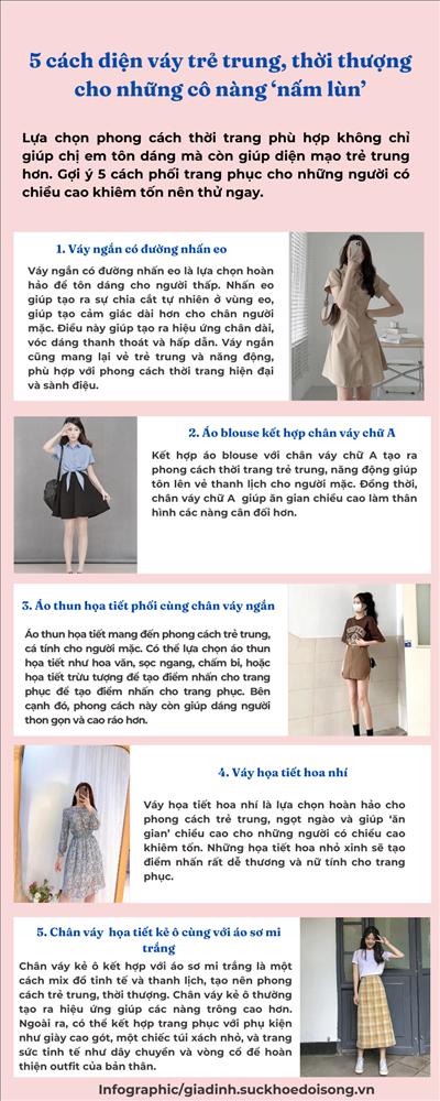 5 cách diện váy trẻ trung, thời thượng nhưng giá mềm cho những cô nàng nấm lùn-1